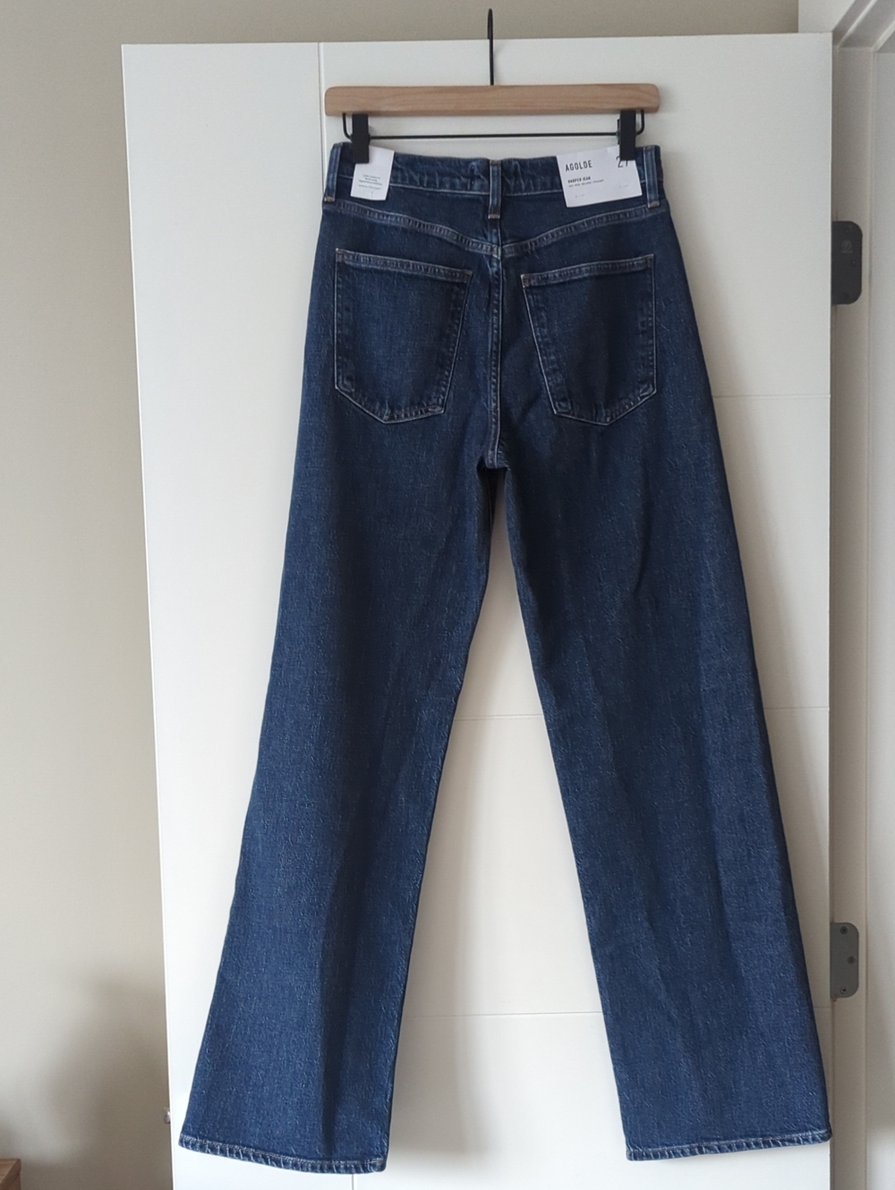 Agolde Harper Jeans Mid Rise Relaxed Straight Jeans
